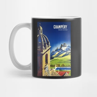 Champéry, Valais ,Suisse,Travel Poster Mug